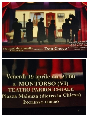 Spettacolo teatrale "DON CHECO" con la Compagnia Teatrale "I TEATRANTI DEL CASTELLO" di Montebello 